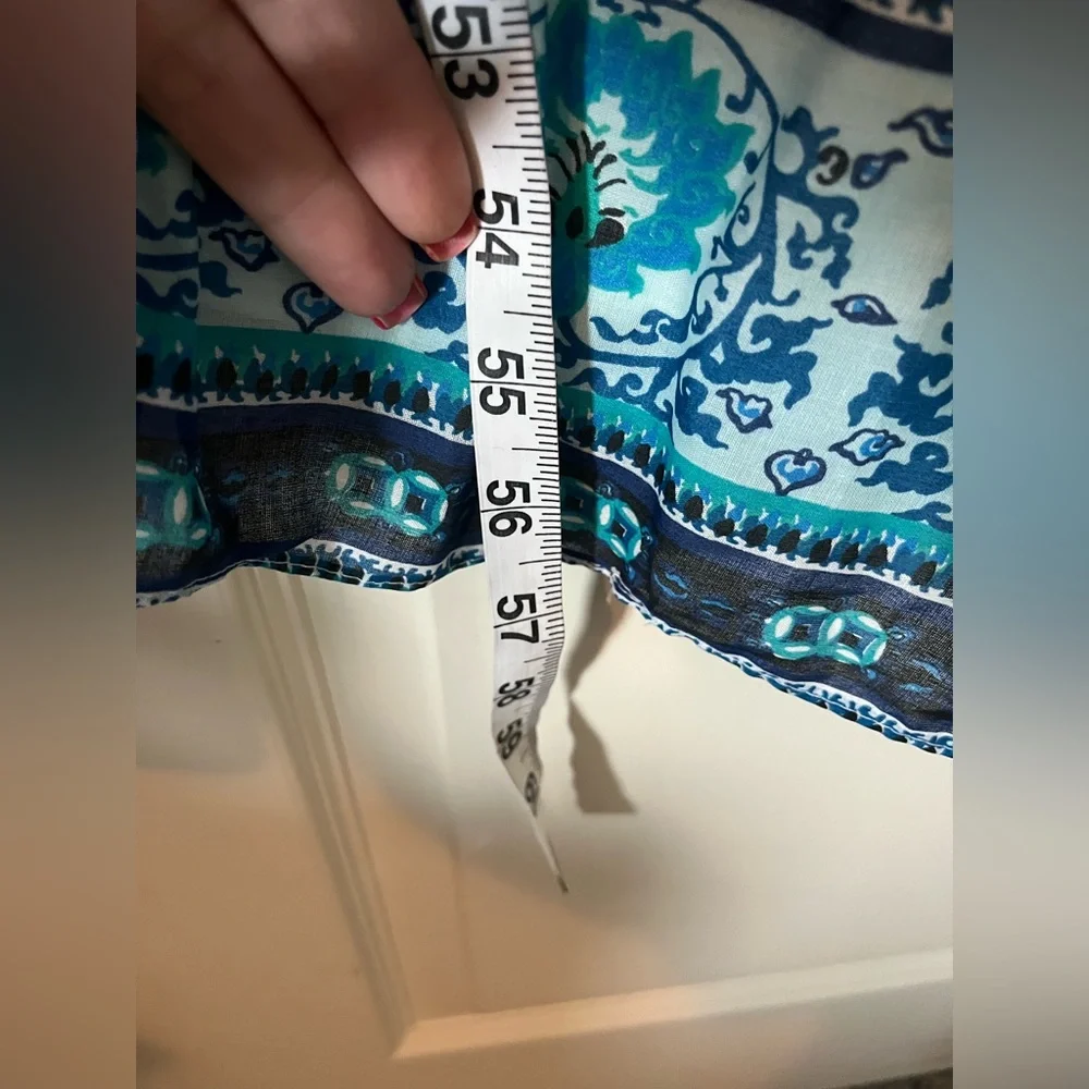 Lucky Brand Floral Maxi Dress with Ruffle Straps Women’s Size Small - Picture 2 of 16